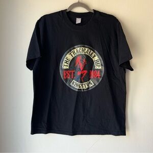 The Tragically Hip Band T-Shirt Kingston Est. 1984 Black Graphic Tee Size Large